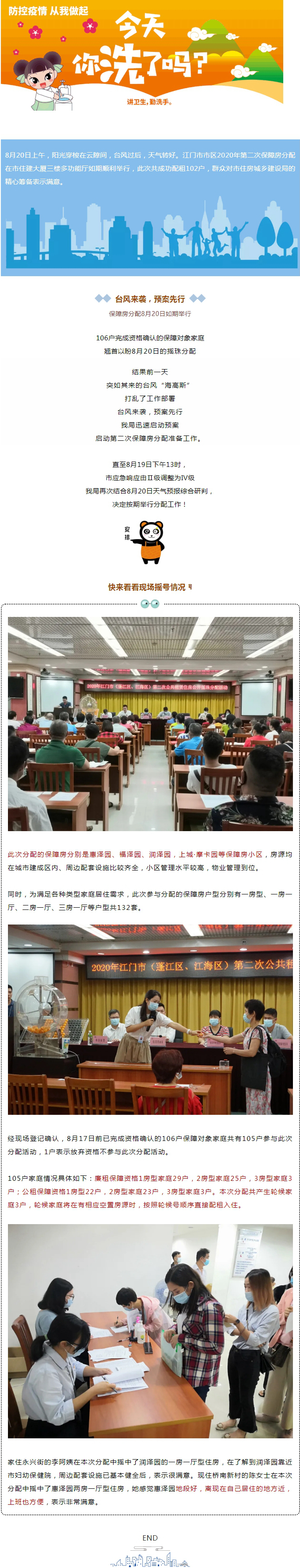 “非常满意”！SG飞艇(中国)开奖记录查询站市区保障房公开摇号，105户家庭参与.jpg