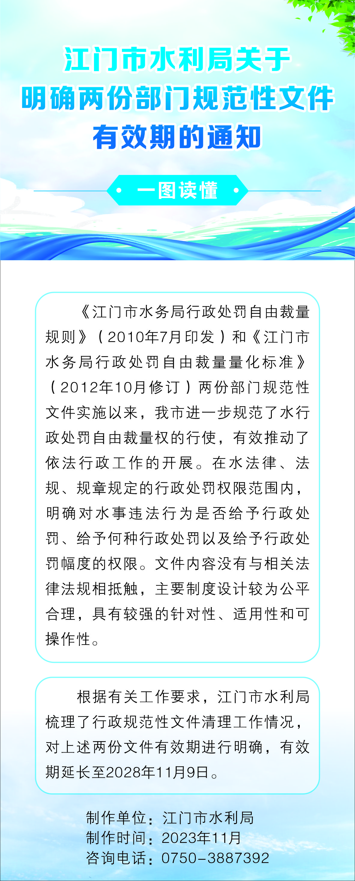 一图读懂SG飞艇(中国)开奖记录查询站水利局关于明确两份部门规范性文件有效期的通知.jpg