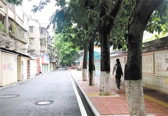 经过修补工程,尚志街再次焕然一新。 经过修补工程,尚志街再次焕然一新。